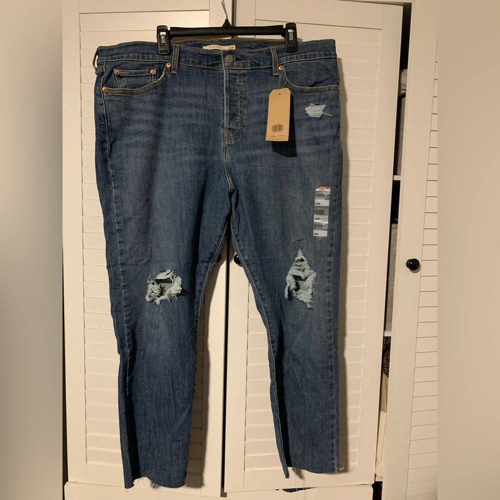 Levi's Size 20W Wedgie Skinny Jeans